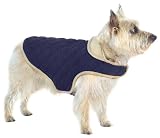 Dog Gone Smart Quilted Jacket for Dogs, 32-Inch, Khaki