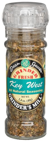 Dean Jacobs Key West Seasoning, 1.4-Ounce Grinder Jars (Pack of 6) by Dean Jacobs