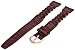 Timex Women's Q7B857 Woven Leather 13mm Brown Replacement Watchband