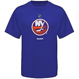 NHL Men's New York Islanders Primary Logo T-Shirt (Dark Royal, Large)