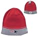 ▼【NFLグッズ】ニットキャップ(NFLロゴ入)ニューイングランド・ペイトリオッツ(レッド/グレー・ハイゲージニット)Reebok【2/16Mtd】120224
