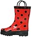 Little Girl's Red Ladybug Rain Boots Sizes - Toddler/Little Kids