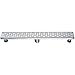 Dawn LYE240304 Yangtze River Series Linear Shower Drain, 24-Inch , Silver