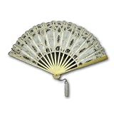 Beautiful Battenburg Lace Fan with Embroidery by 