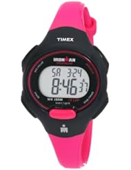 Timex Womens T5K525 Ironman Traditional 10-Lap Bright Pink Resin Strap Watch