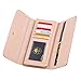 Jastore Elegant Lady Women Clutch Crown Wallet Long Purse Leather Wallet (Pink)