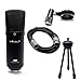 Vault VCM Studio Condenser Microphone Bundle with Tripod, XLR Cable & Mount