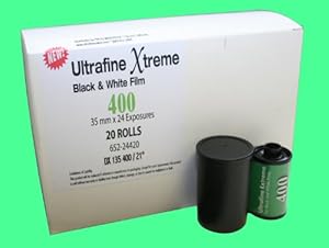 Ultrafine Xtreme Black & White 35mm Film ISO 400 24 exp 20 roll pack