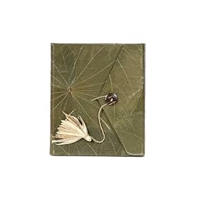 All Natural Handmade Butterfly Leaf Journal/Scrapbook with Cover