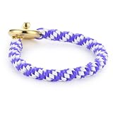 nOir Shaka Royal & White Lanyard Bracelet