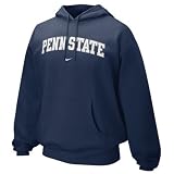 Nike Penn State Nittany Lions Navy Blue Arch Lettering Hoody Sweatshirt