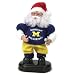 Michigan Wolverines Animated Rock and Roll Santa