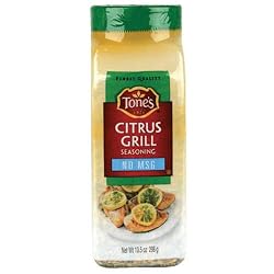 Tone's Finest Quality Citrus Grill Seasoning No MSG Net Weight 10.5 oz