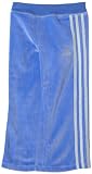 Adidas Girls 2-6x Adidas Velour Pant With Waistband, Neon Blue, 3T