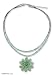Necklace, 'Chrysanthemum' 0.4" W 18.9" L