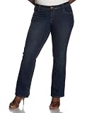 Southpole Juniors' Plus Low-Rise Embroidered Heart Boot Cut Jean