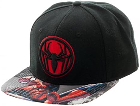 New Spiderman Miles Sublimated Bill Snapback Hat Cap Adjustable Adult Size