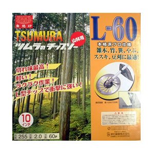 Cover image : ツムラ山林用チップソー L-60 255-25.4-60p