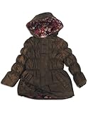 Pink Platinum - Toddler Girls Hooded Parka Jacket, Brown (Size 2T)
