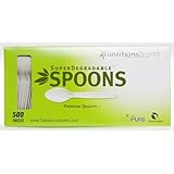 Transitions2earth Biodegradable EcoPure Spoons - Box of 500