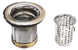 World Imports Belle Foret NBBS2 Junior Basket Strainer, Chrome