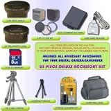 25PC ULT ACCESSORY KIT FOR CANON POWERSHOT S3 IS S5 IS