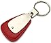 Chevrolet Chevy Corvette C4 Leather Key Chain Red Tear Drop Key Ring