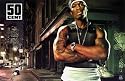 50 Cent (On Street) Music Poster Print - 24" X 36"