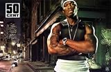 50 Cent (On Street) Music Poster Print - 24x36