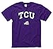 TCU Horned Frogs Adult Arch and Logo T-Shirt - Purple