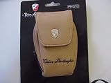 Tonino Lamborghini Brown LEATHER Camera Case