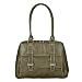 Mango Tango Faux Leather Laptop/Flight Bag - Olive 14"