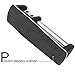 ISUDA Knife Sharpener Diamond Knife Sharpener for Steel Knives in All Sizes-Household Sharpener with 2 Stage Coated Sharpening System,Coarse & Finely Ground,Black