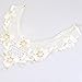 YAZILIND Lolita Handmade White Sexy Lace Elegant Flower Applique Faux Pearl Gothic Collar Necklace