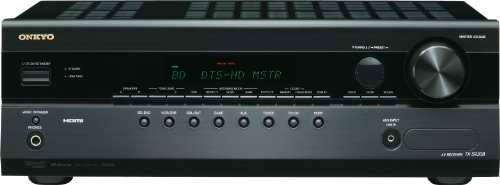 Onkyo TX-SR308 5.1 AV-Receiver (HDMI 1.4 mit 3D Video, HD-Audioformate, Universal Port, Gaming Modi) schwarz