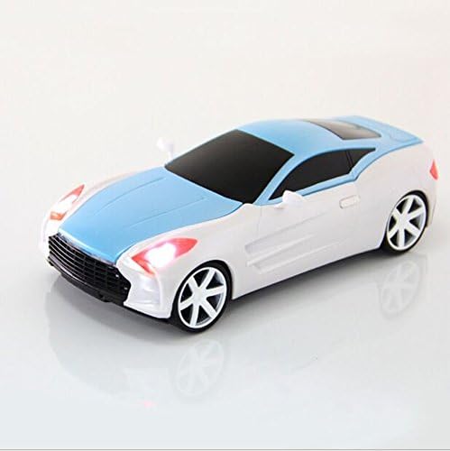 Nichome® Cool Creative Sports Car Shape LED Foldable Table Lamp USB Charging Night Lamp for Home Decoration, Bedroom, Living Room, Children's room (Blue)