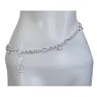 Girls Jewelry Sterling Silver Belly Chain from India Length 32.5 inches (b263)