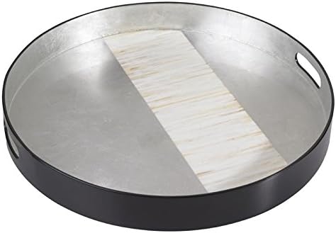 J Fleet Designs Mother of Pearl Round Tray