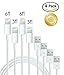 Direct(TM) 2Pack 3ft & 2Pack 6ft iPhone Lightning Cable Charging Cord USB Cable for iPhone 6s,6s+,6plus,6 iPhone 5,5c,5s,iPad Mini,Mini2.iPad 5,iPod 7(White)
