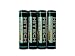 Hitech - 4 AAA Lithium 1100mAh Batteries for SanDisk Sansa m250 2 GB MP3 Player