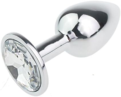 LadyKama® Jeweled Beginners Butt Plug - Stainless Steel Diamond (Small)