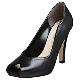  : Nine West Women's Overnout Peep Toe Pump,Black,6 M US