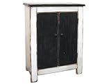 Antik Holz Hochschrank im Landhausstil