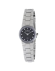 Skagen Womens 430XSSXBD Steel Black Dial Stainless Steel Watch