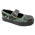 Tuk Shoes - Teddy Grün Leopard Mary Jane Sneakers