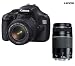 CANON 1100D + Objektiv EF-S 18-55 mm III DC + Objektiv EF 75-300 mm III DC + 2 JAHRE GARANTIE!