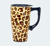 Leopard Print Travel Mug by Spoontiques