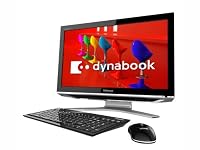 TOSHIBA dynabook Qosmio D711/T9BB �ǥ����ȥå�PC <br>Windows7HomePremium��� 21.5���磻�� �ץ쥷�㥹�֥�å� PD711T9BBFB