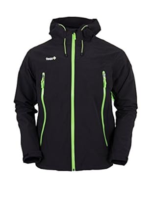 Izas Softshell Ussel (Negro / Verde Claro)