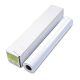 Large Format Semi-Gloss Paper for Inkjet , 7mil, 24w, 100'l, White, Roll
